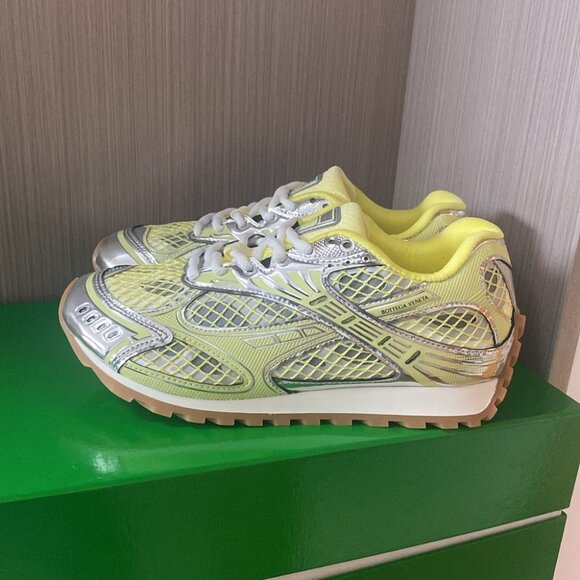 Bottega Veneta Yellow Sneakers - Orbit Collection - Picture 7 of 11